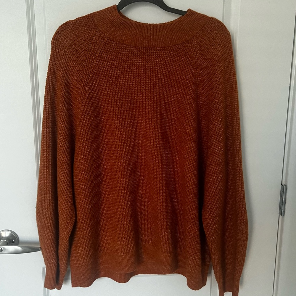 GAP Rust Orange Crewneck Sweater